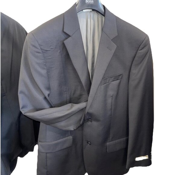 Michael Kors Men’s Black Two Button Blazer 40 R 100% Wool - Picture 1 of 8